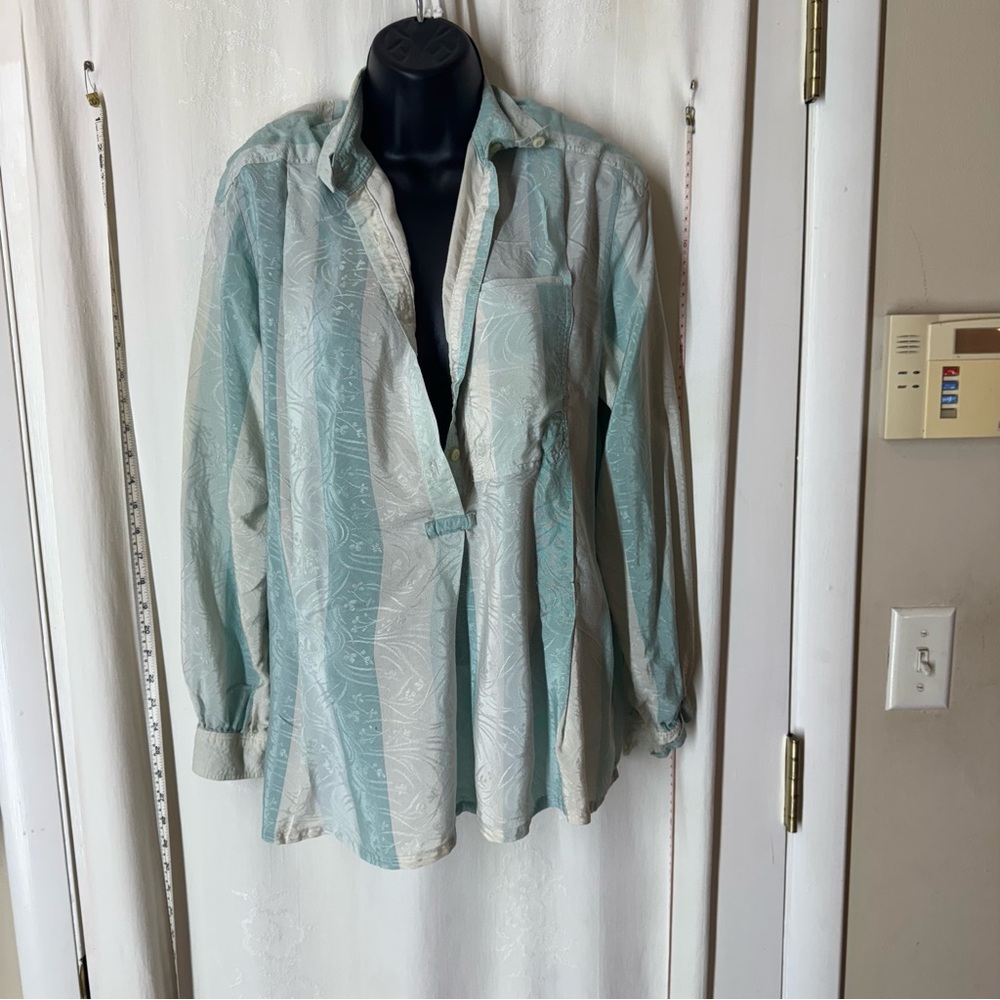 Vintage Francesca of Damon for Starington Striped Silk Blouse
